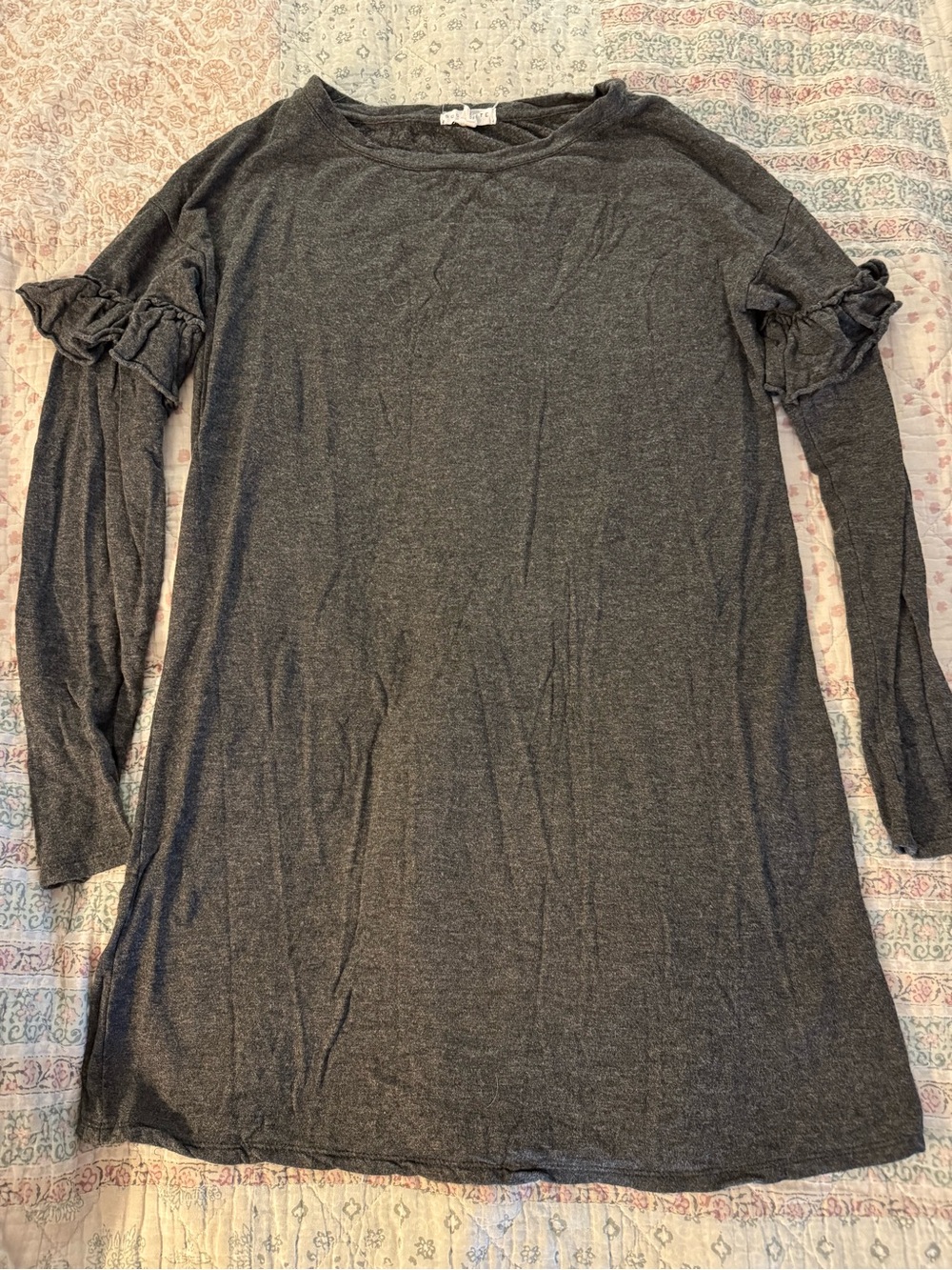 Socialite Charcoal Knit mini Dress